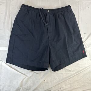 Vintage Polo Ralph Lauren Shorts Mens 2XL Elastic Stretch Waist Blue